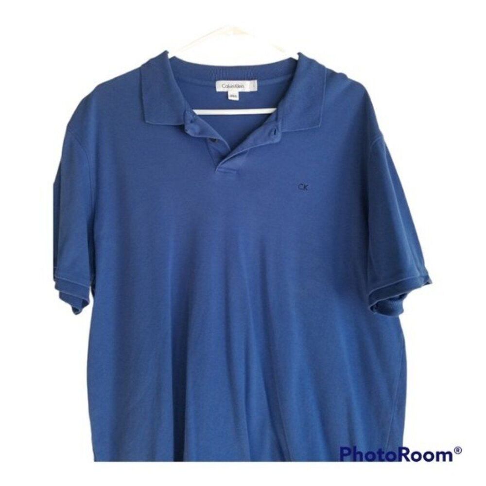 Calvin Klein 3 Button Polo Shirt Size Large